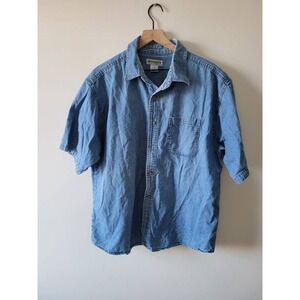 Vintage Big issue denim minimalist shirt